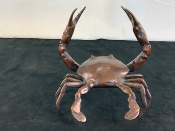 Vintage Solid Metal Crab