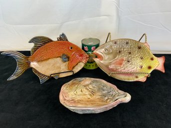 Trio Of Marine Life Inspired Ceramics