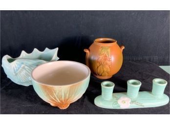 Weller And McCoy Pottery Lot