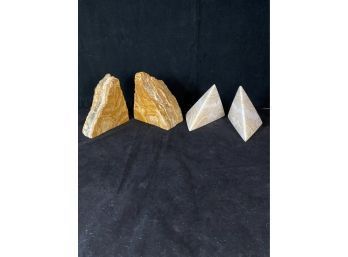 2 Sets Of Rock Bookends