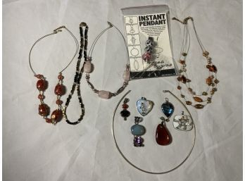 Mixed Necklace And Pendant Lot J 925