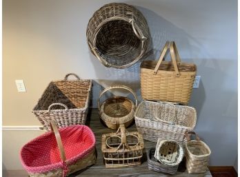 Wicker Storage Baskets/ Longaberger