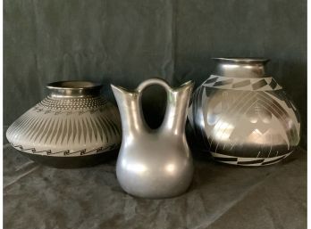 Mata Ortiz Pottery And Native Wedding Vase