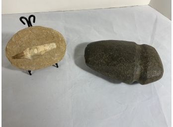 Fossil And Ancient Axe Head