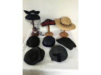 Lot A Of Antique And Vintage Women's Hats