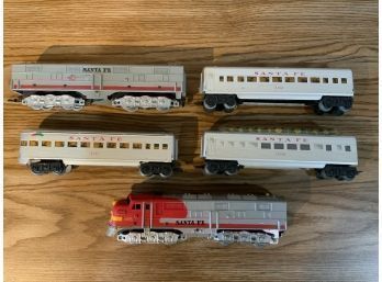 Santa Fe Train Set Louis Marx Toy Company