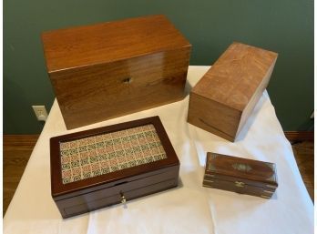 Misc Wood Storage Box Collection