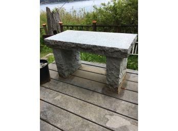 Granite Stone Bench