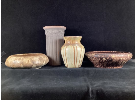 Peters And Reed Pottery Trio And Vintage McCoy Pottery