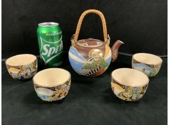 Antique Japanese Satsuma Tea Set