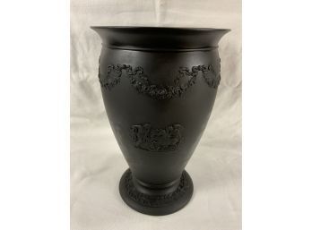 Wedgwood Black Basalt Large Urn Vase Etruria