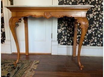 Vintage Victorian Inspired Marble Top Table