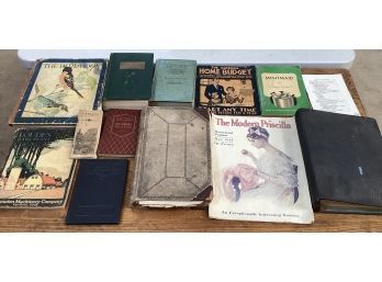 Assorted Antique And Vintage Books