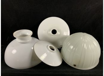 Vintage Glass Lampshades Lot I