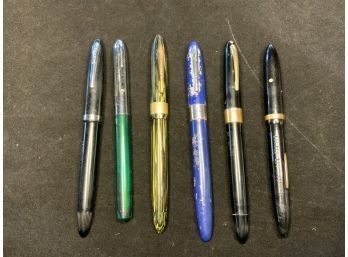 Vintage Sheaffers Fountain Pens, 874, White Dot, Fineline, Skript Cartridge, M1 Nib