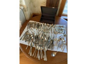Collection Of Silver Plate Flatware