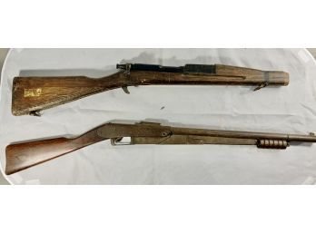 Vintage Daisy No. 25 Pump Action BB Rifle, Military Training Rifle