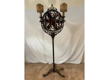 Antique Luminaire Victor Company Funeral Parlor Fan Lamp