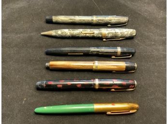 Vintage Wearever Fountain Pens, Ball Point, Pen Pencil Combo