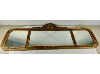 Antique Vintage Wall Mirror With  Wood Frame
