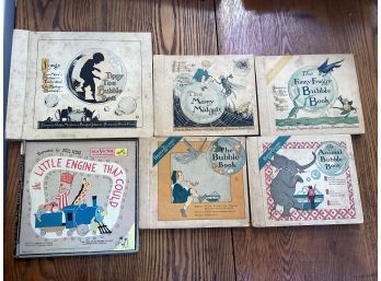 Antique Childrens Story Books With Records