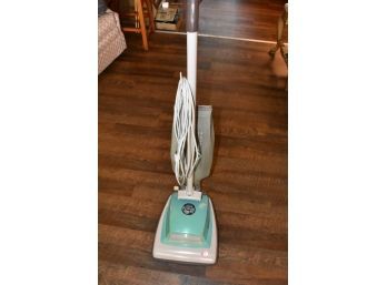 Blue And White Hoover Vacuum