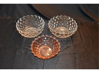 3 Fostoria Bowls