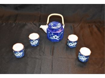 Tea Set Vintage Ashibi Porcelain