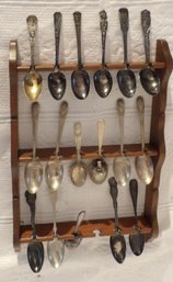Selection Of Souvenir Spoons