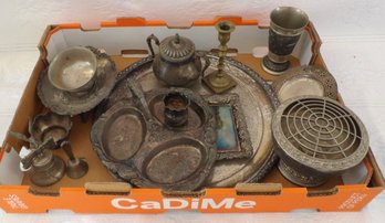 Group Of Victorian Silverplate And Various Metal Wares