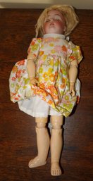 German Bisque Head Sleep Eyes Open Mouth Doll #171
