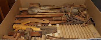Large Lot Of Wooden Ware