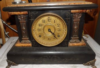 Seth Thomas Adamtine Victorian Shelf Clock.