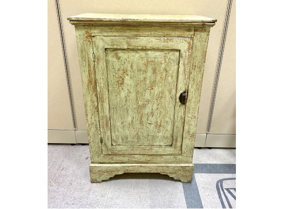 Charming Painted Country Primitive Style Cupboard