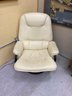 Mid-Century Style Upholstered Reclining Lounge Chair