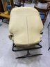 Mid-Century Style Upholstered Reclining Lounge Chair