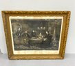 Beautifully Framed Antique Print Of President Grant And Family