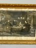 Beautifully Framed Antique Print Of President Grant And Family