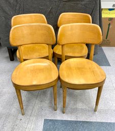Set Four Vintage Thonet Chairs