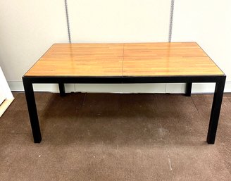 Mid Century Style Table With Two Leaves