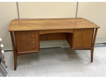 Vintage Mid Century SvendMadsen  Style Two-Sided Desk