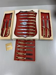 Vintage Knife  Serving Set