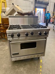 Viking 36 Gas Stove Oven Grill ***New Photos Added*** VIKING STOVE