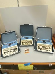 Three Vintage Royal Typewriters