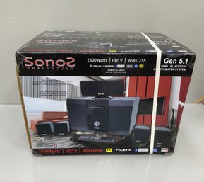 SonoS  Smartsound Generation 5.1 - 2500 Watts,HDTV, Wireless Retail $900 EBay