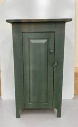 Country Style Painted One Door Cabinet