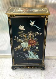 Asian Lacquered Chinoiserie Cabinet