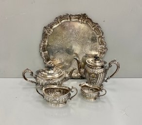 Silver Plate Tea Coffee Set