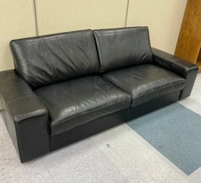 Ikea Leather Sofa