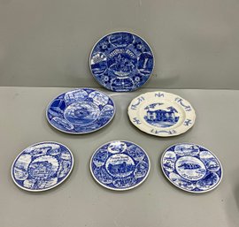Historical Hudson Valley Plates Including Wedgwood And New York World's Fair
